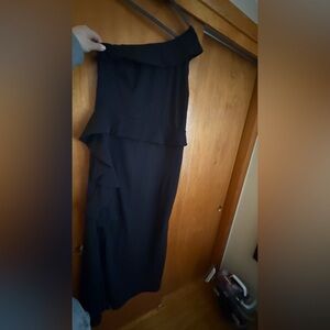 Fashion Nova Chic Black One-Shoulder Dress